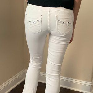 White House Black Market white ankle jeans 00